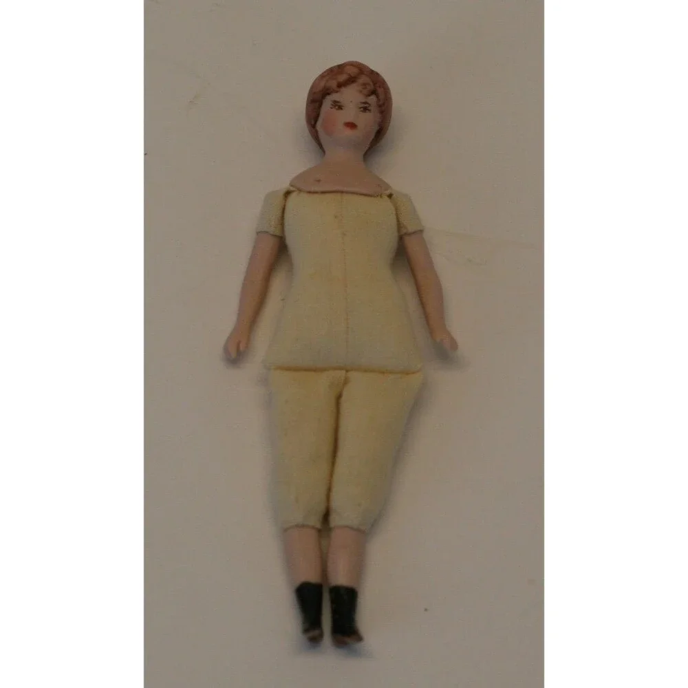 Antique German Bisque Shoulder Head Doll 6